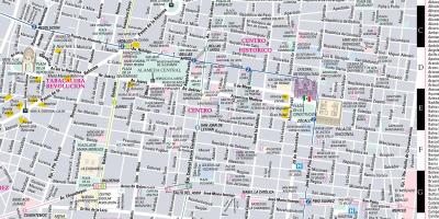 Bản đồ của đường phố, thành Phố Mexico