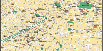 Bản đồ của Mexico City, điểm quan tâm