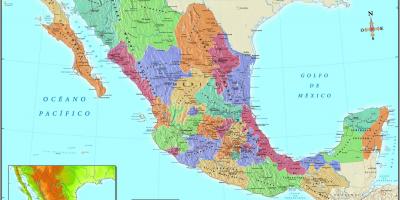 Bản đồ của thành Phố Mexico mã