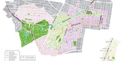 Bản đồ của thành Phố Mexico xe đạp