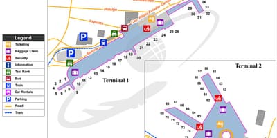 Benito juarez sân bay quốc tế bản đồ